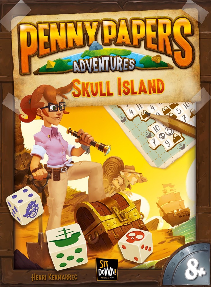 Couverture de Penny Papers Adventures: Skull Island