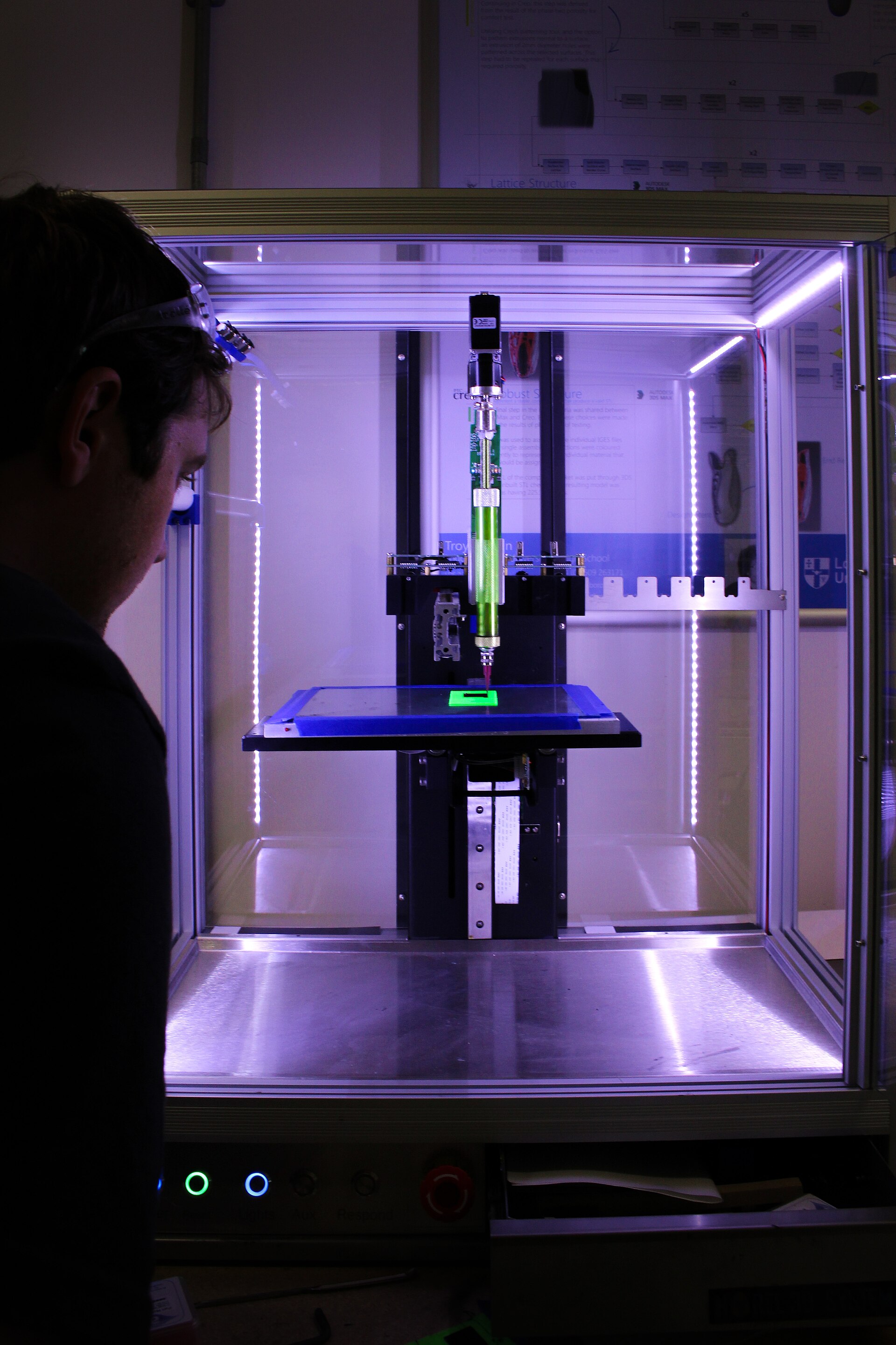 Imprimante 3D en fonctionnement
